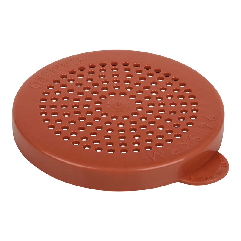 Cambro 96SKRLM408 Camwear Replacement Medium Ground Lid, Rose