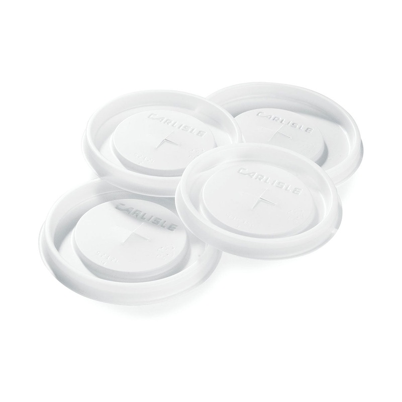 Carlisle 5810L30 Disposable Lid, Fits 10 oz. Louis Tumbler 5810, Case of 1,000