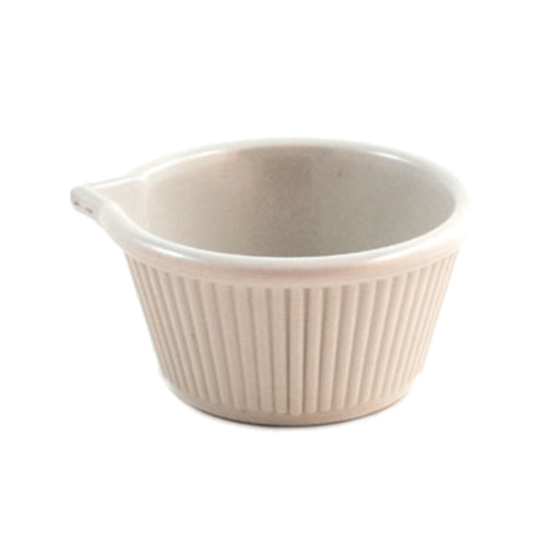 Gessner 0387ABN 3 Oz. Spouted Melamine Ramekin, Case of 36