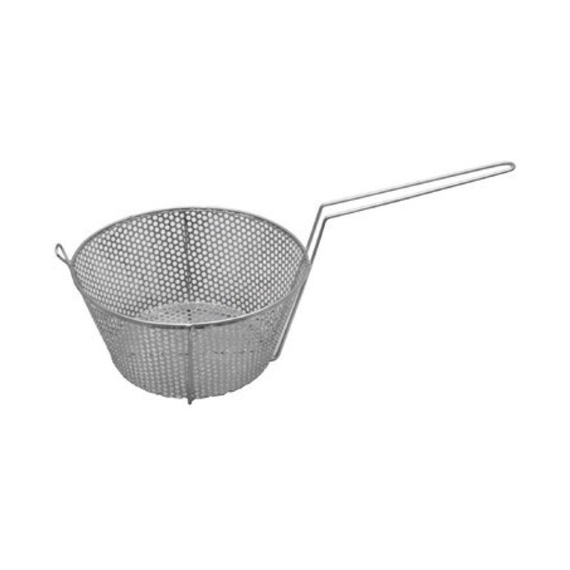 GSW STR-P09 9" Stainless Steel Vegetable Basket / Strainer