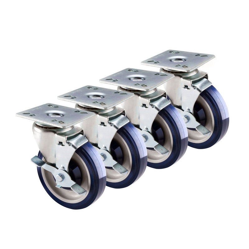 Krowne 30-111S Economy Series Plate Caster, Set of 4