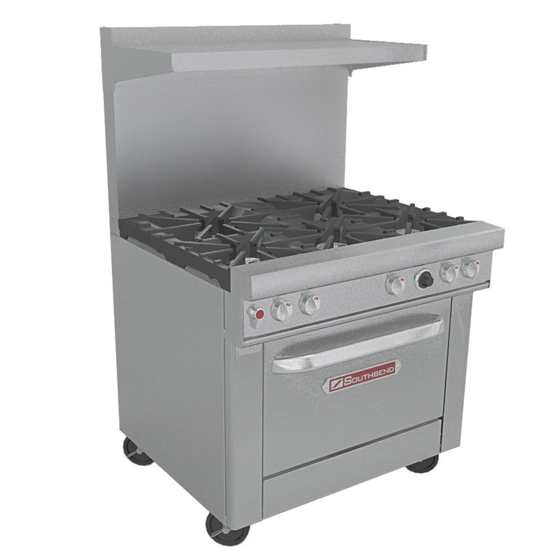 Southbend 4365D Range, 5 Burners, 1 Oven, Natural Gas, 36"