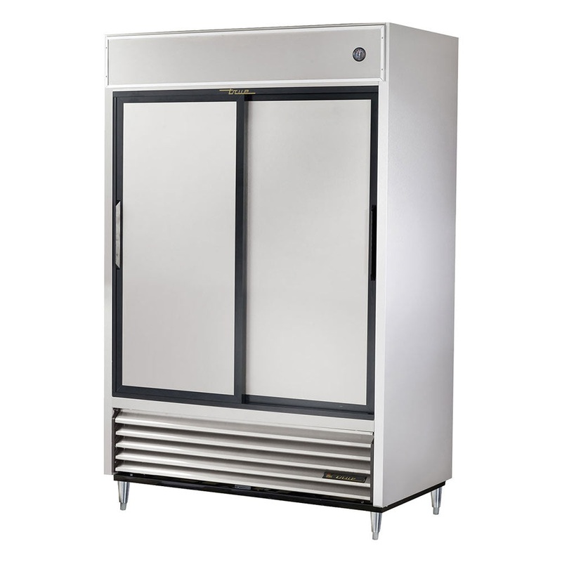 True TSD-47 TSD Series Solid Sliding Door Refrigerator, 2 Section