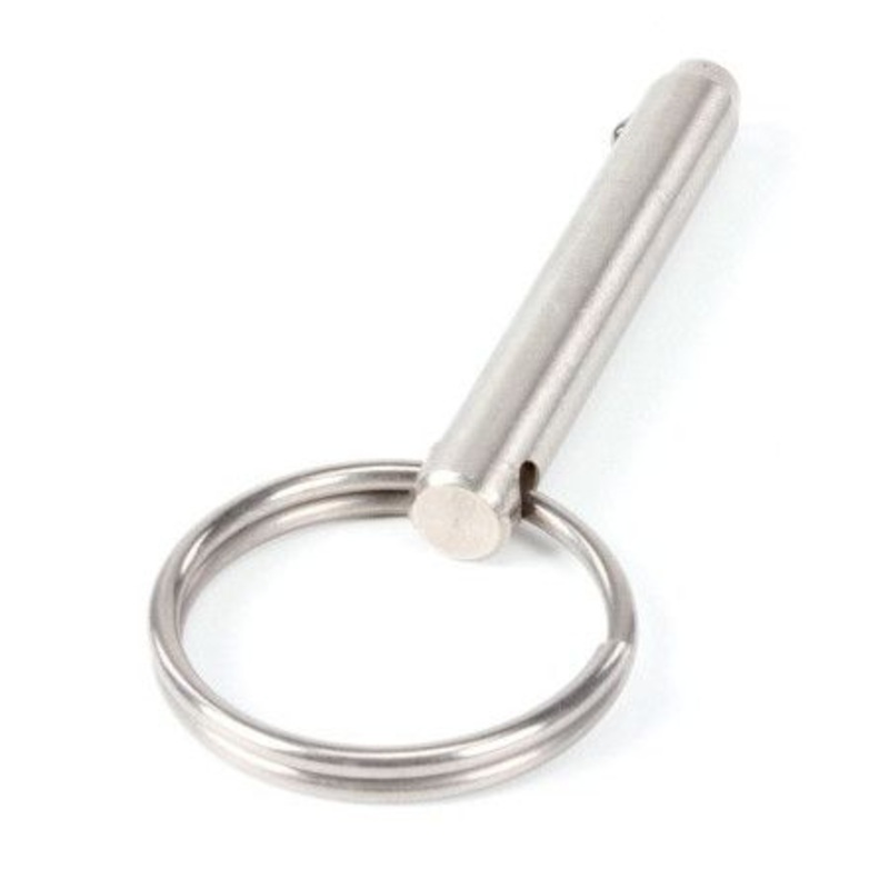 Vollrath 4411 1.2" Short Pull Pin w/ Ring for Lettuce King IV