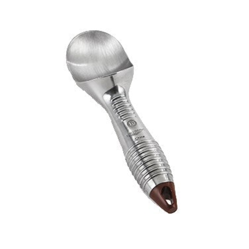 Vollrath 47274 Brown 4 Oz. Ice Cream Scoop, Size 10