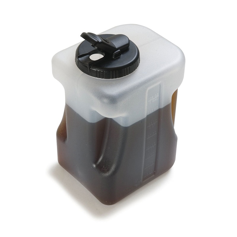 Carlisle 640000 Mixing Container Pitcher w/ Black Lid, 1 gal.