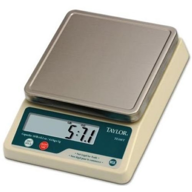 Taylor TE10FT Digital Portion Control, 11 lb. x .1 oz./5 kg x 1 g cap.