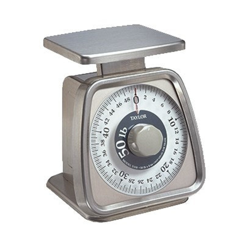 Taylor TS50 Analog Portion Control Scale, 50 lbs. x 4 oz. Capacity