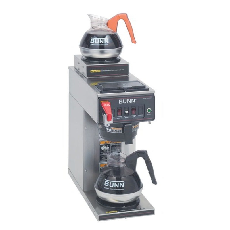 Bunn CWTF15 12950.0211 Coffee Brewer w/ Upper & Lower Warmers & Hot Water Faucet