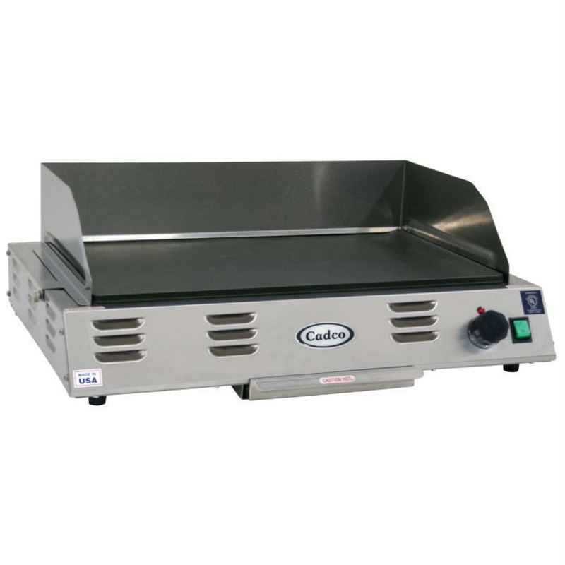 Cadco CG-10 Medium Duty Countertop Griddle, Electric, 21" x 12"