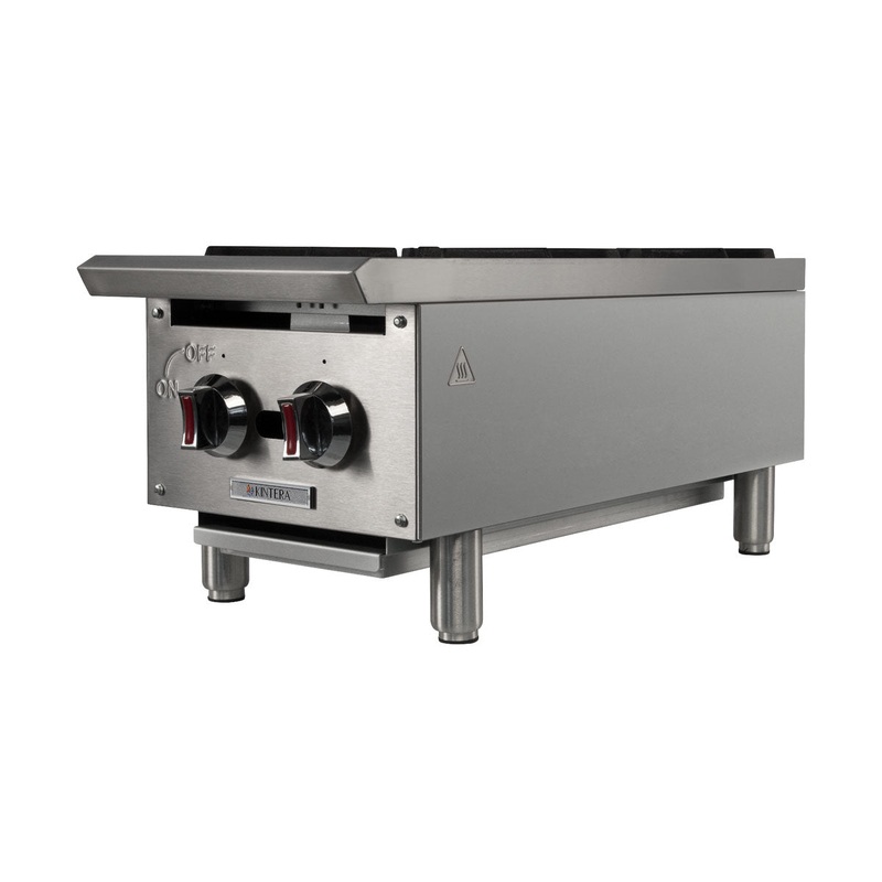 Kintera KHP12 / 919581 Countertop Hotplate, Gas, 2 Burners, 12"