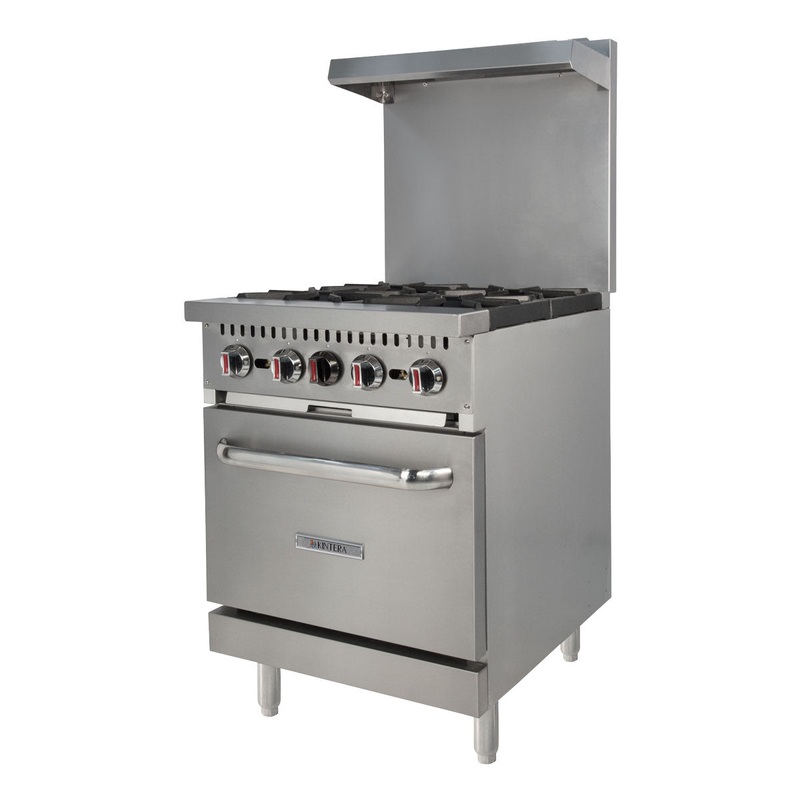 Kintera KR4-N / 919584 Gas Range, 4 Burners, 1 Oven, Natural Gas, 24"