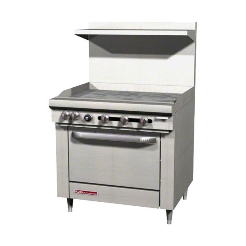 Southbend S36D-3G S-Series Restaurant Griddle Range, 1 Oven, Natural Gas, 36"