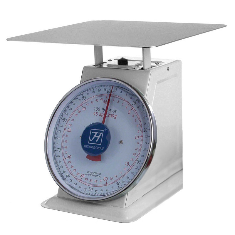 Thunder Group SCSL007 Economy Countertop Portion Scale, 100 lb. Capacity