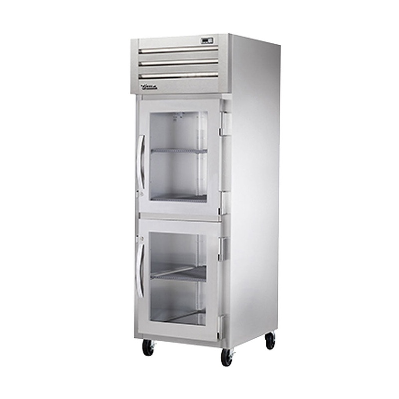 True STA1R-2HG Spec Series Glass Half Door Reach-In Refrigerator, 1 Section