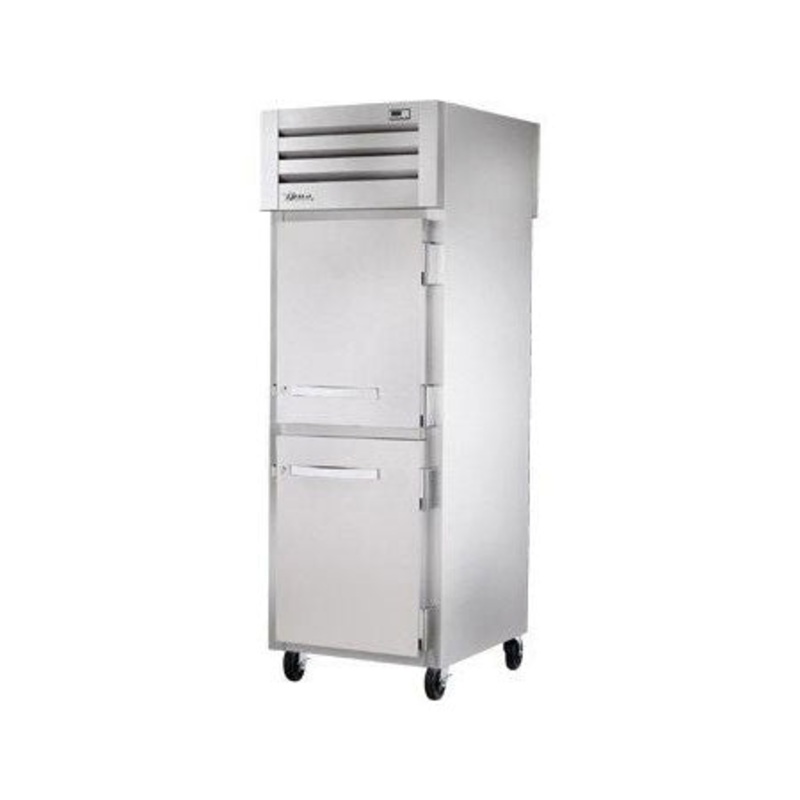 True STA1RPT-2HS-1S Spec Series Pass Thru Solid Half Door Refrigerator, 1 Section