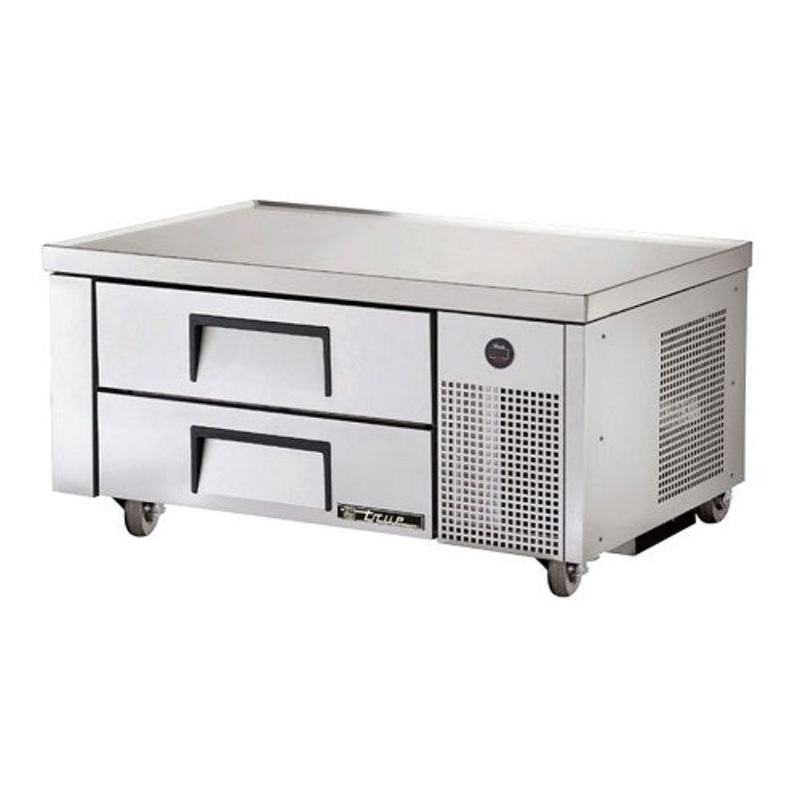 True TRCB-48 Two-Drawer Refrigerated Chef Base, V-Edge, 48"