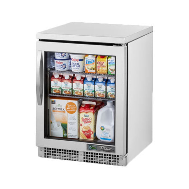 True TUC-24G-HC~FGD01 Undercounter Glass Refrigerator, 1 Section