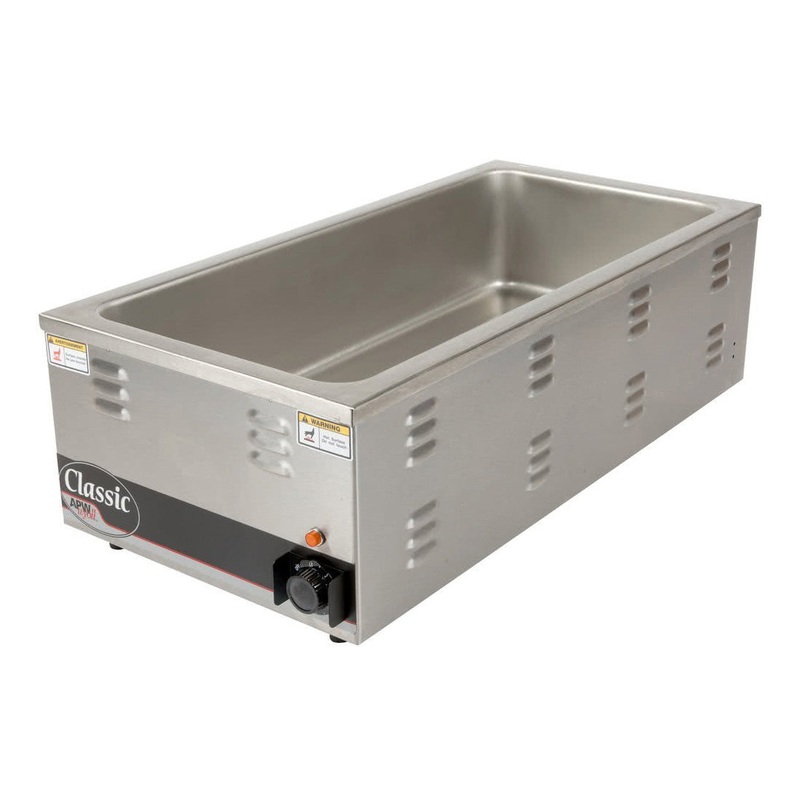 APW W-43V-120 12" x 27" Classic Countertop Warmer, 4/3 Size