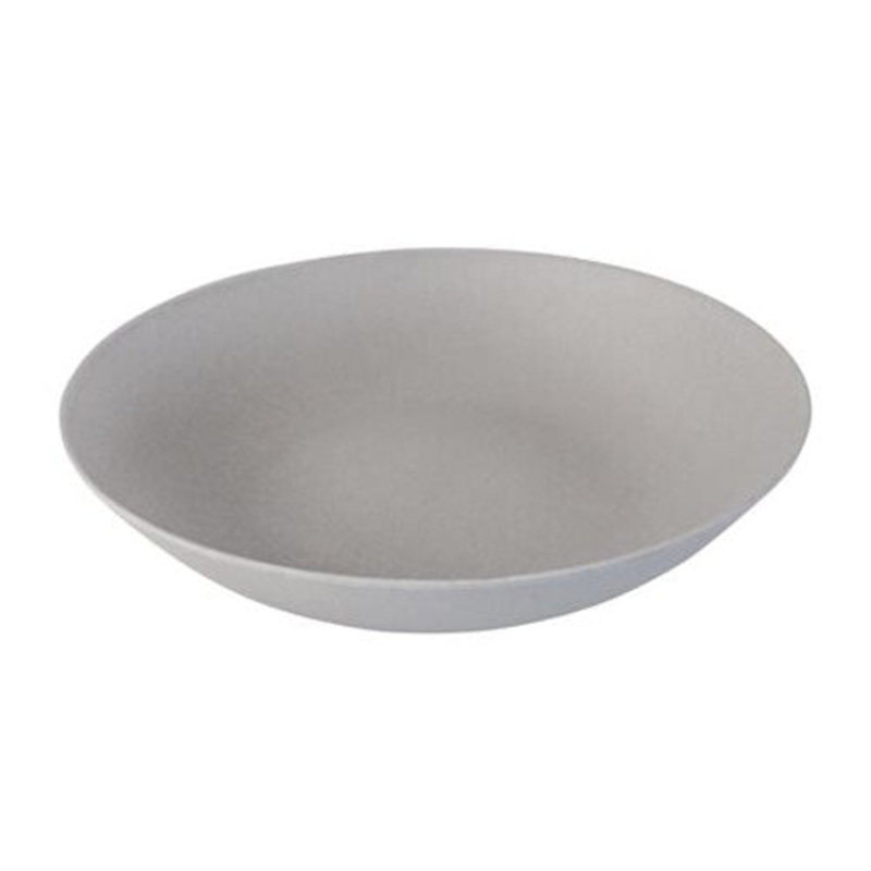 Arcata 070034 Bamboo Fibre Deep Plate, Gray, 40 oz.