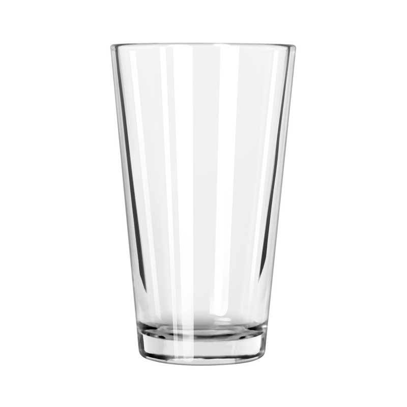 Libbey 1637HT Restaurant Basics Mixing Glass, 20 oz., Case of 24