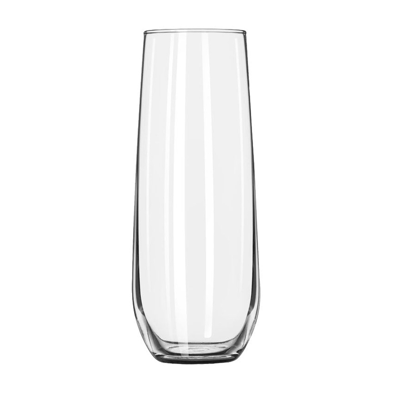 Libbey 228 Stemless Flute Glass, 8.5 oz., Case of 12