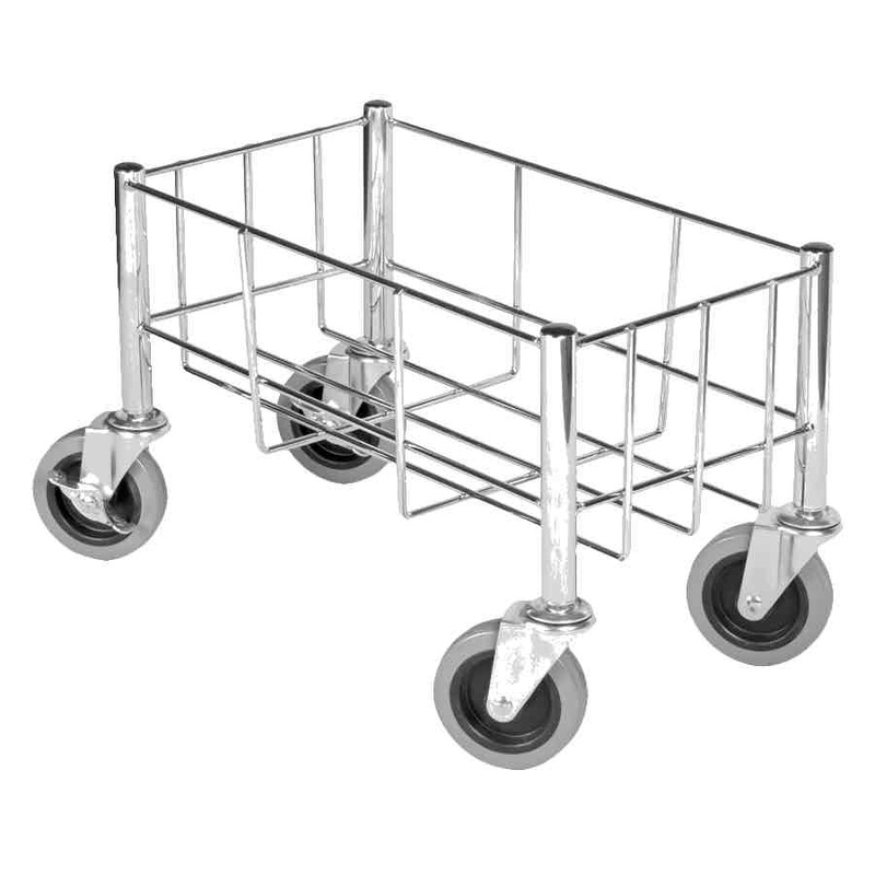 Winco DWR-1708 Wire Trash Can Cart