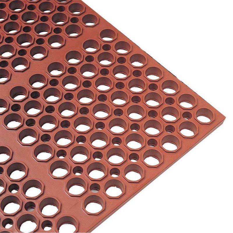 Cactus Mat 2520-R1S VIP Deluxe Anti-Fatigue & Anti-Slip Rubber Floor Mat, Red, 39" x 58-1/2" x 7/8"