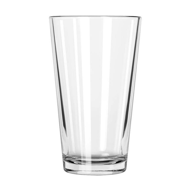 Trimark Libbey 15743 / 1639HT Restaurant Basics Mixing Glass, 16 oz., Case of 24