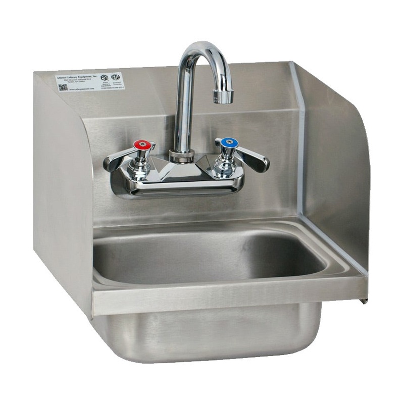GSW HS-1615S Wall Mount Hand Sink w/ Welded Splash Guards
