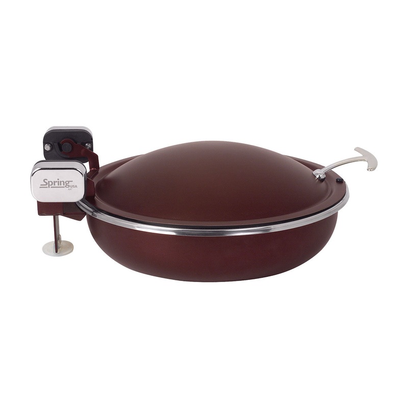 Spring 2382-367/36 Sauteuse Induction Buffet Server, Merlot, 15-1/4"