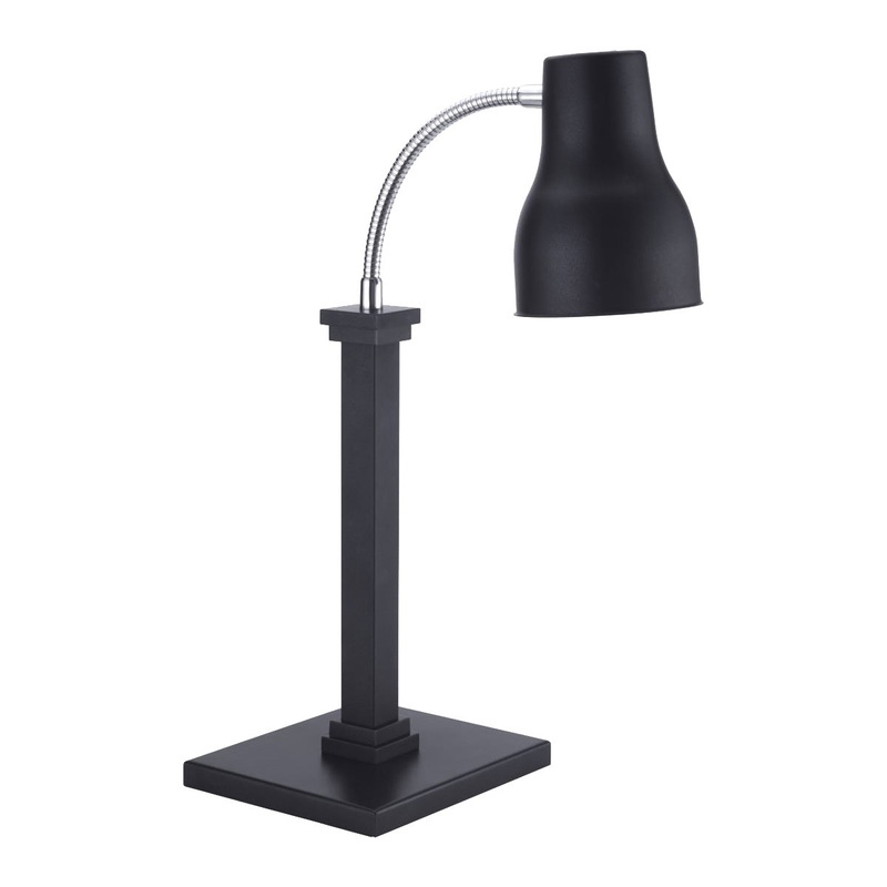 Spring 2791-6EB Single Adjustable Arm Heat Lamp, Matte Black