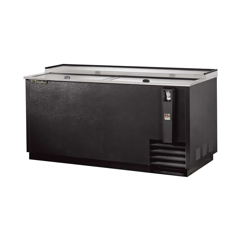 True TD-65-24 Solid Slide Flat Top Refrigerated Horizontal Bottle Cooler