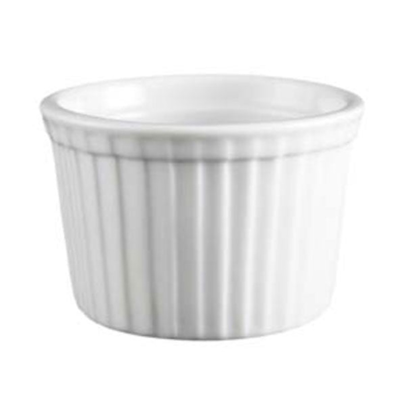 Vertex China RMK-4-P Market Buffet Fluted Ramekin, 4 oz., Pack of 4