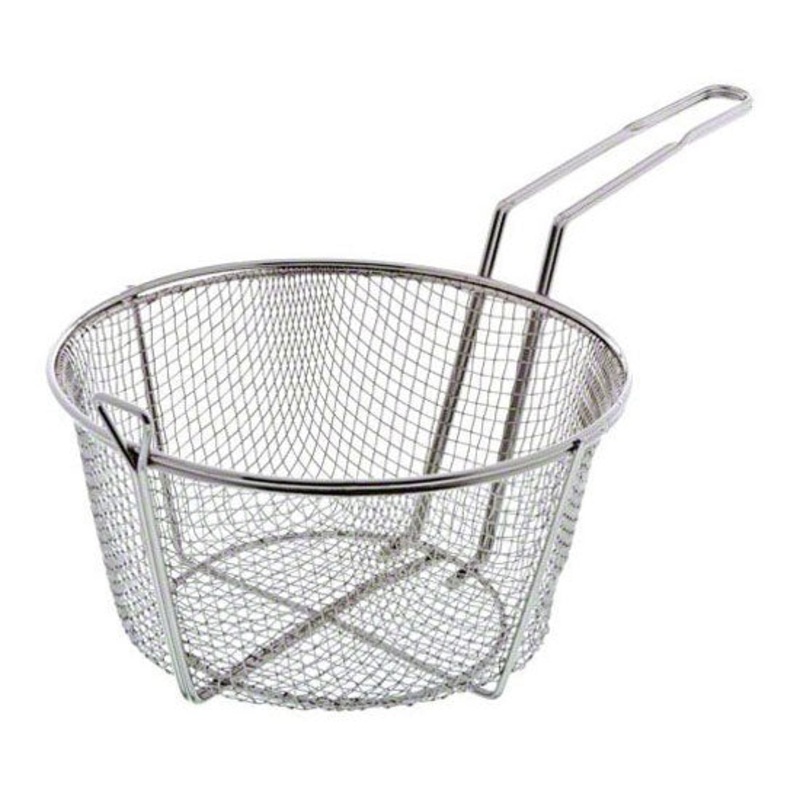 Winco FBR-9 Round Fry Basket, 9-1/2"
