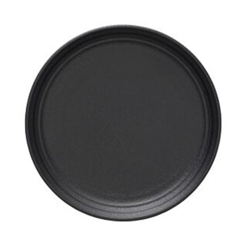 Ariane 020580 Artisan Coupe Plate, Black Dazzle, 6-1/2", Case of 12