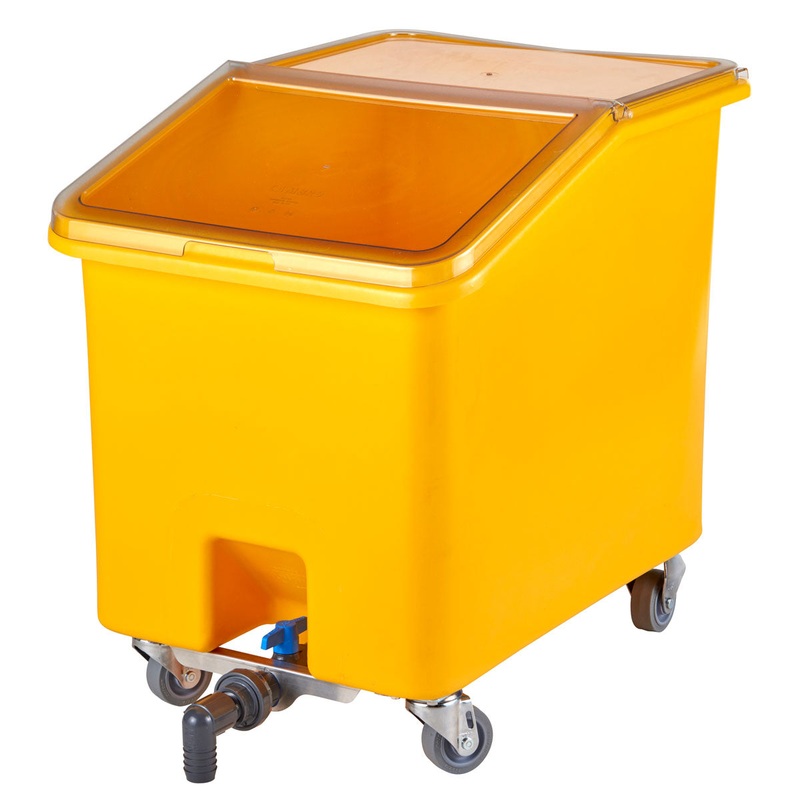 Cambro IBSD37229 Soak & Brine Tank, Yellow, 37 gal.