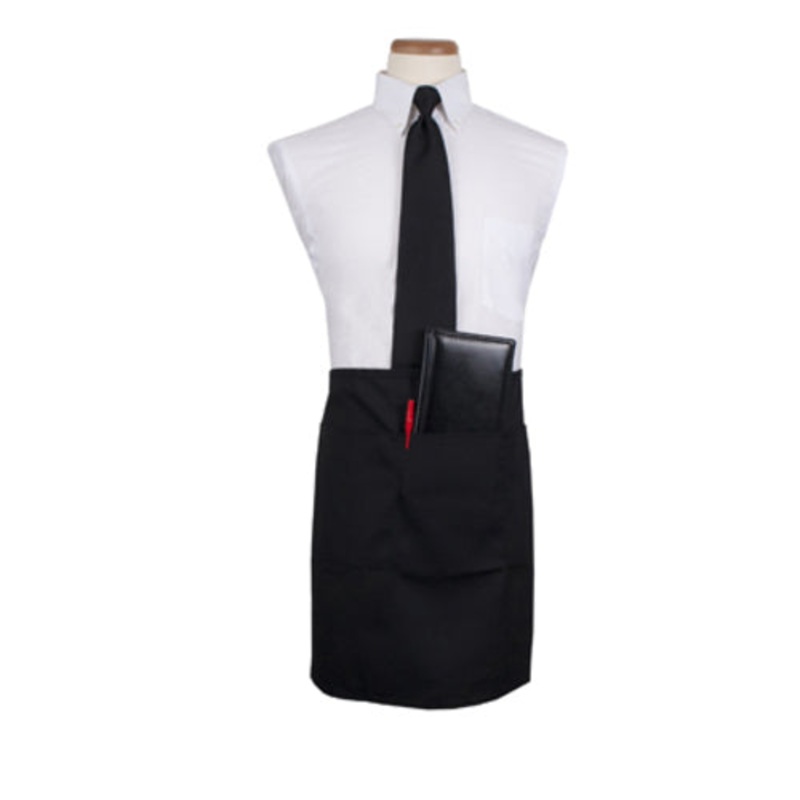 Culinary Essentials 859398 Extra Long Waist Apron, Black
