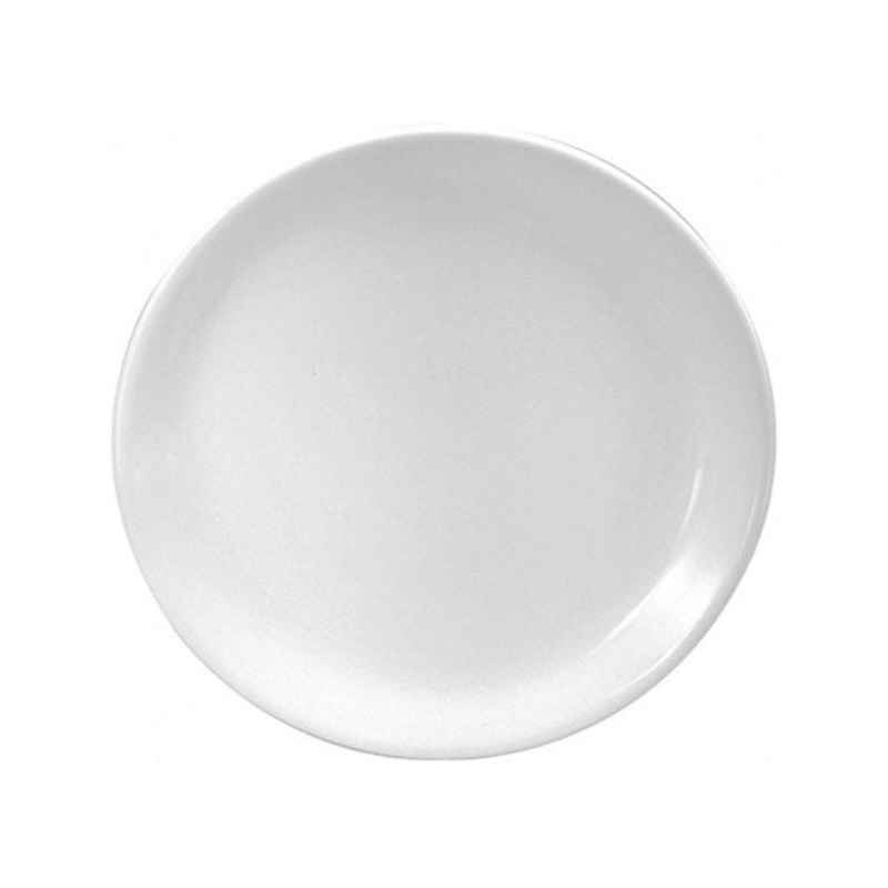 Oneida F8000000118C Buffalo Bright White Coupe Plate, 6-3/8", Case of 36