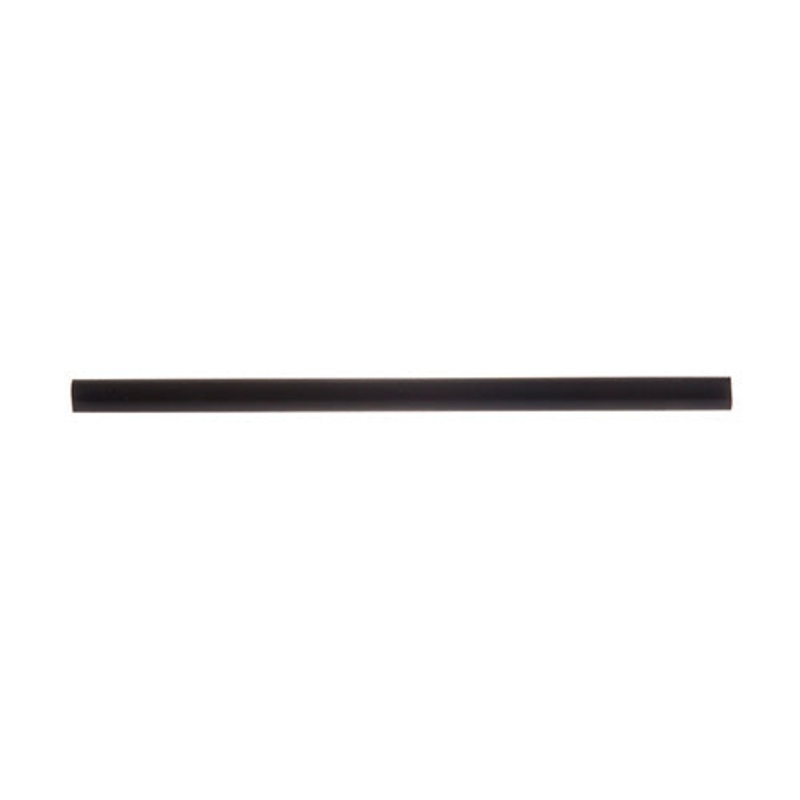 Tablecraft 100132 Unwrapped Paper Straws, 7-3/4", Black, Pack of 500