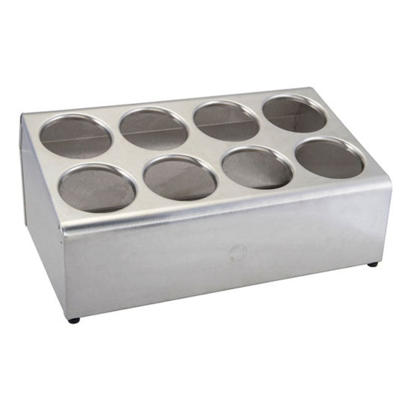 Tablecraft 7082 Flatware Cylinder Holder, 8 Compartments