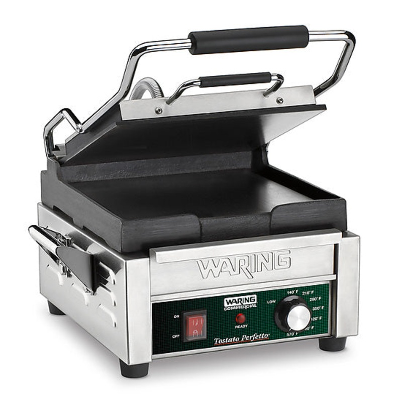Waring WFG150 Toasting Grill,  9-1/4" x 3-3/4" Flat Plates, 120V