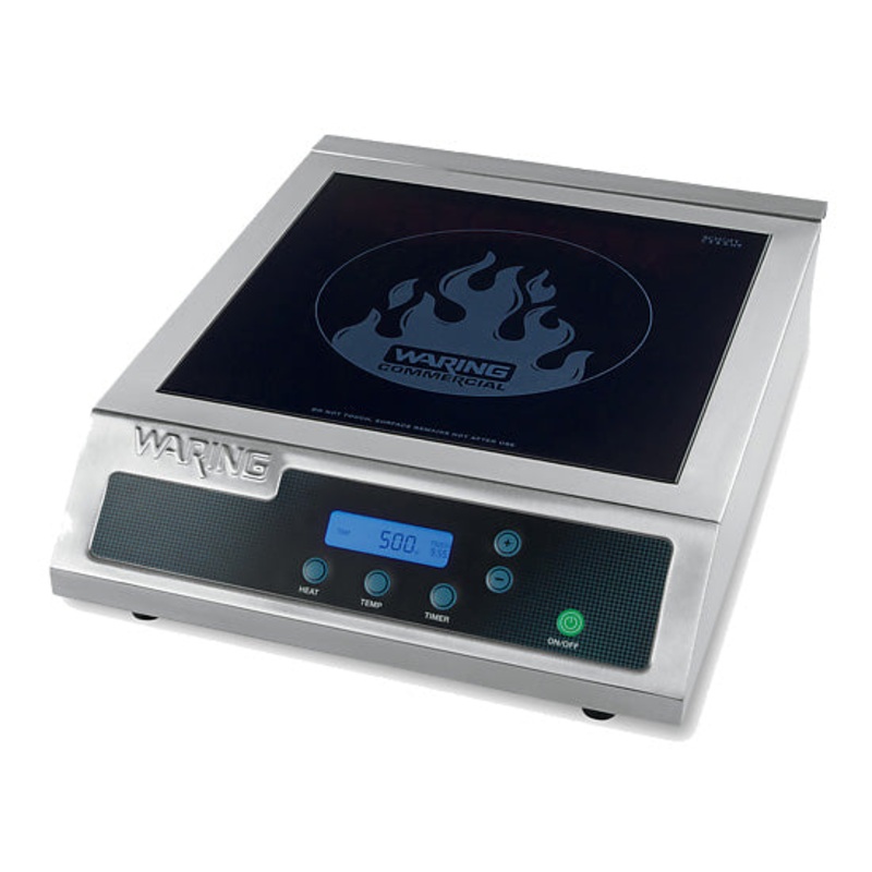 Waring WIH400 Heavy-Duty Commercial Induction Range, 120V, 1800W