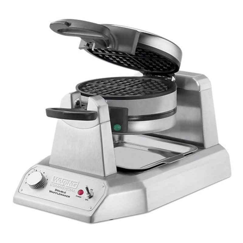 Waring WWD200 Heavy-Duty Double Vertical Classic Waffle Make, 120V