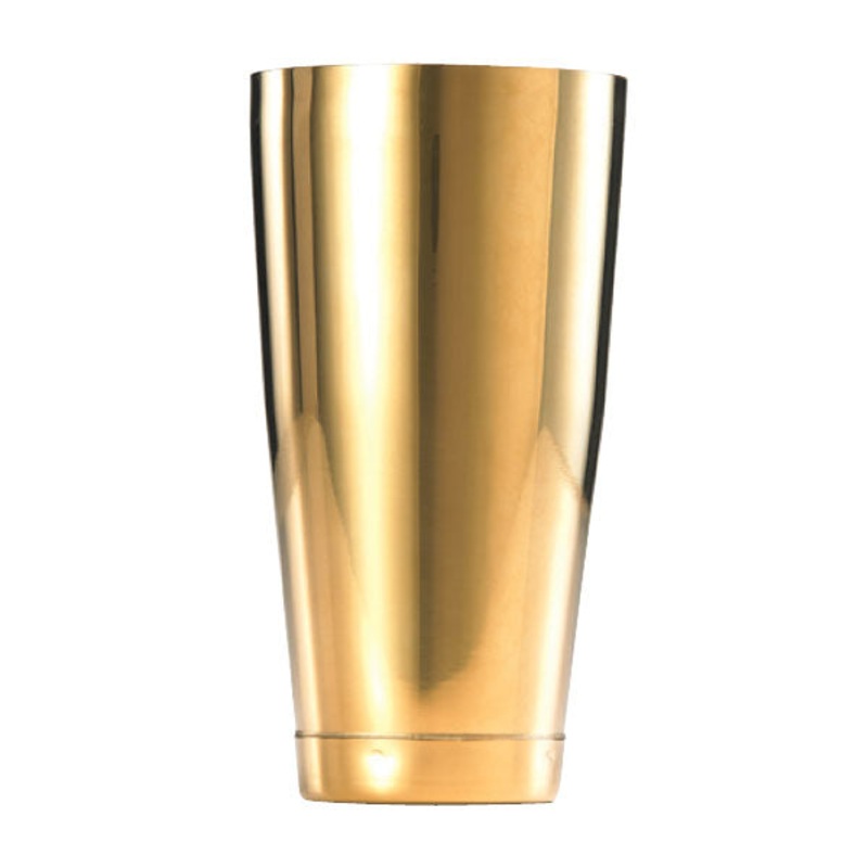 Barfly by Mercer M37008GD Stainless Steel Shaker / Tin, Gold Plated, 28 oz.