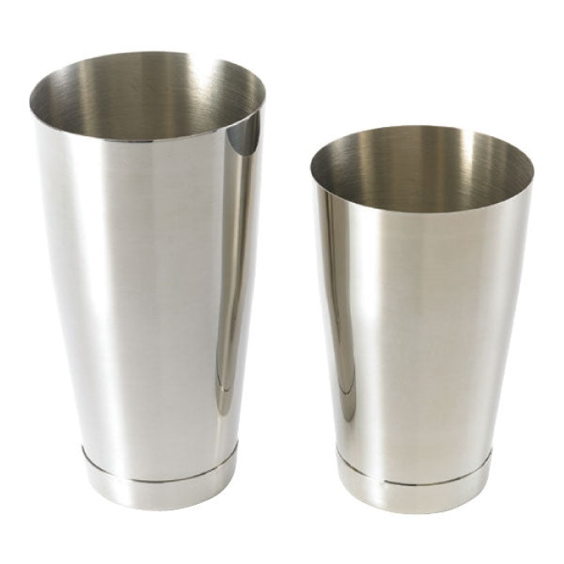 Barfly by Mercer M37009 Stainless Steel Shaker / Tin Set, Mirror Finish, 28 oz. & 18 oz.