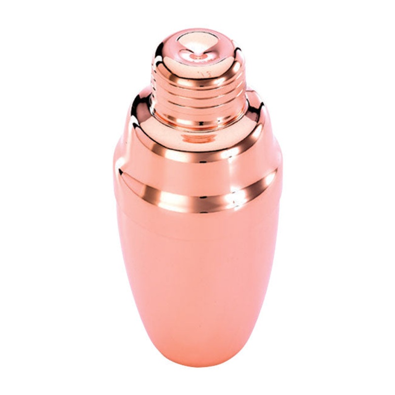 Barfly by Mercer M37038CP Heavy Duty 3-Piece Shaker Set, Copper Plated, 18 oz.