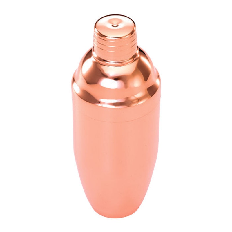 Barfly by Mercer M37039CP Japanese Style 3-Piece Shaker Set, Copper Plated, 24 oz.