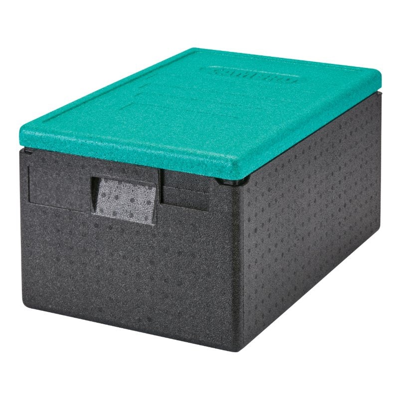 Cambro EPP180CLSW360 Cam GoBox Top Loader Food Carrier w/ Color Lid, Green