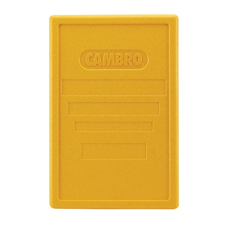 Cambro EPP180LID361 Cam GoBox Insulated Food Pan Carrier Lid, Yellow